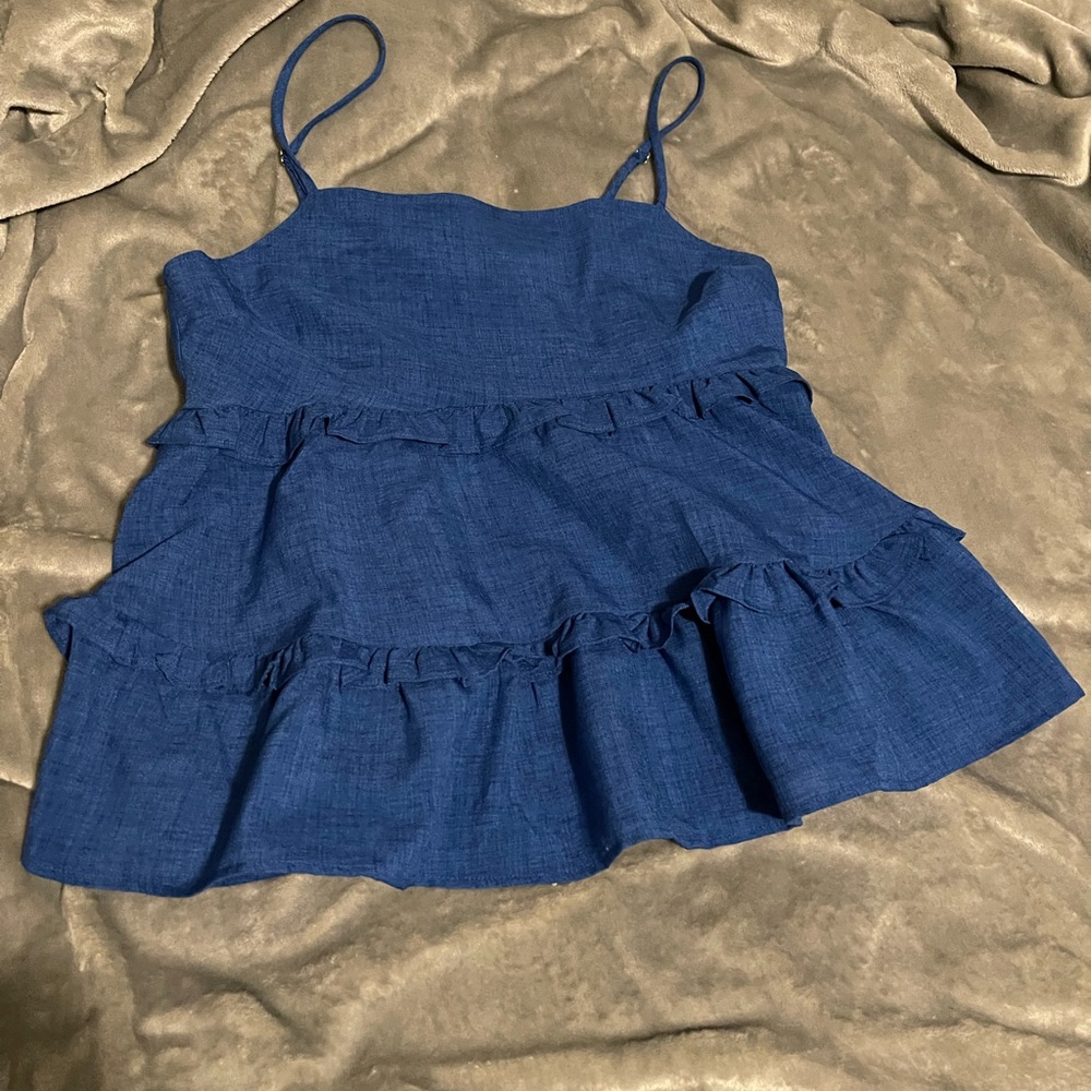 ‼️NWT‼️ blue tank top